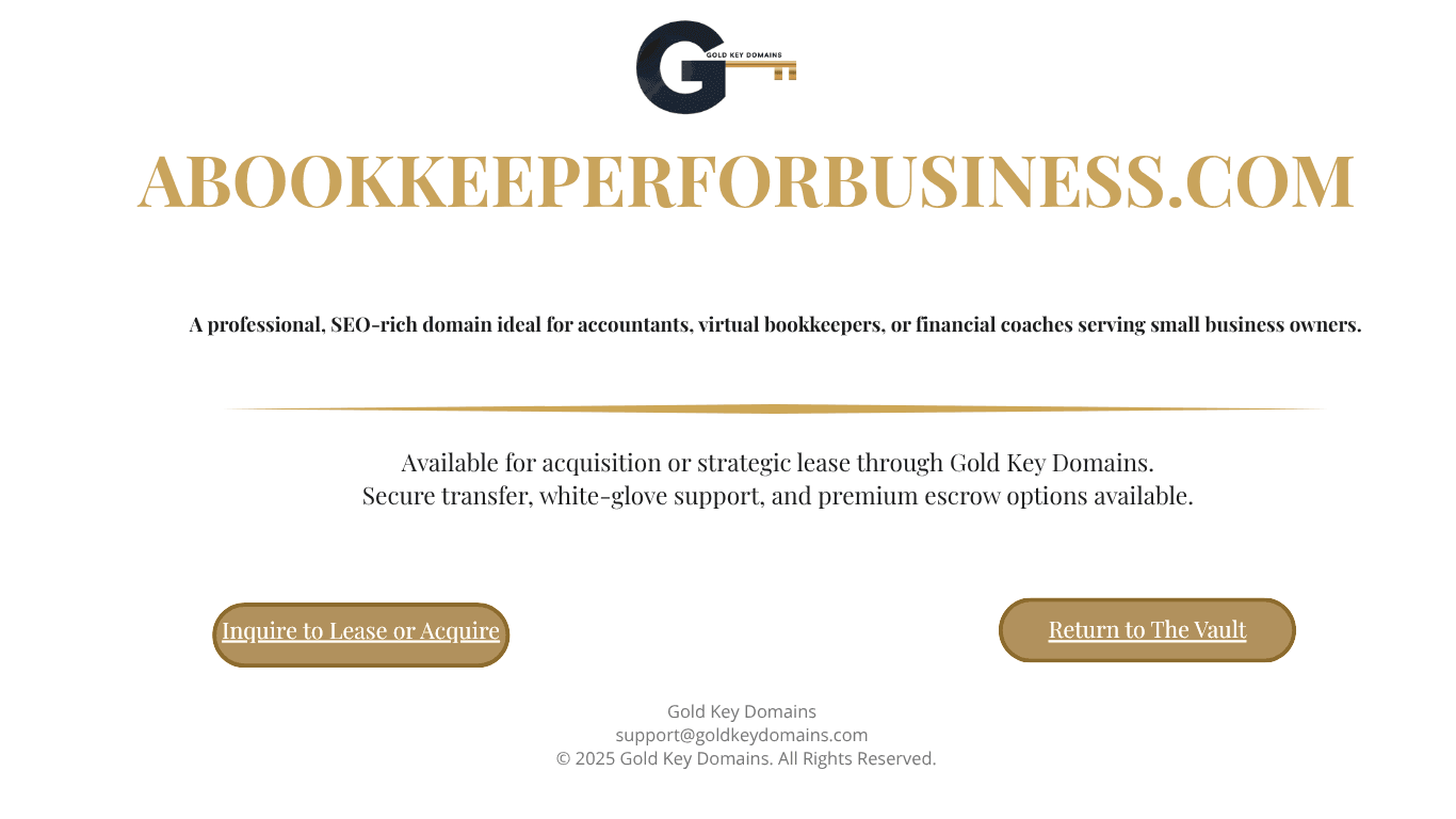 ABookkeeperForBusiness.com